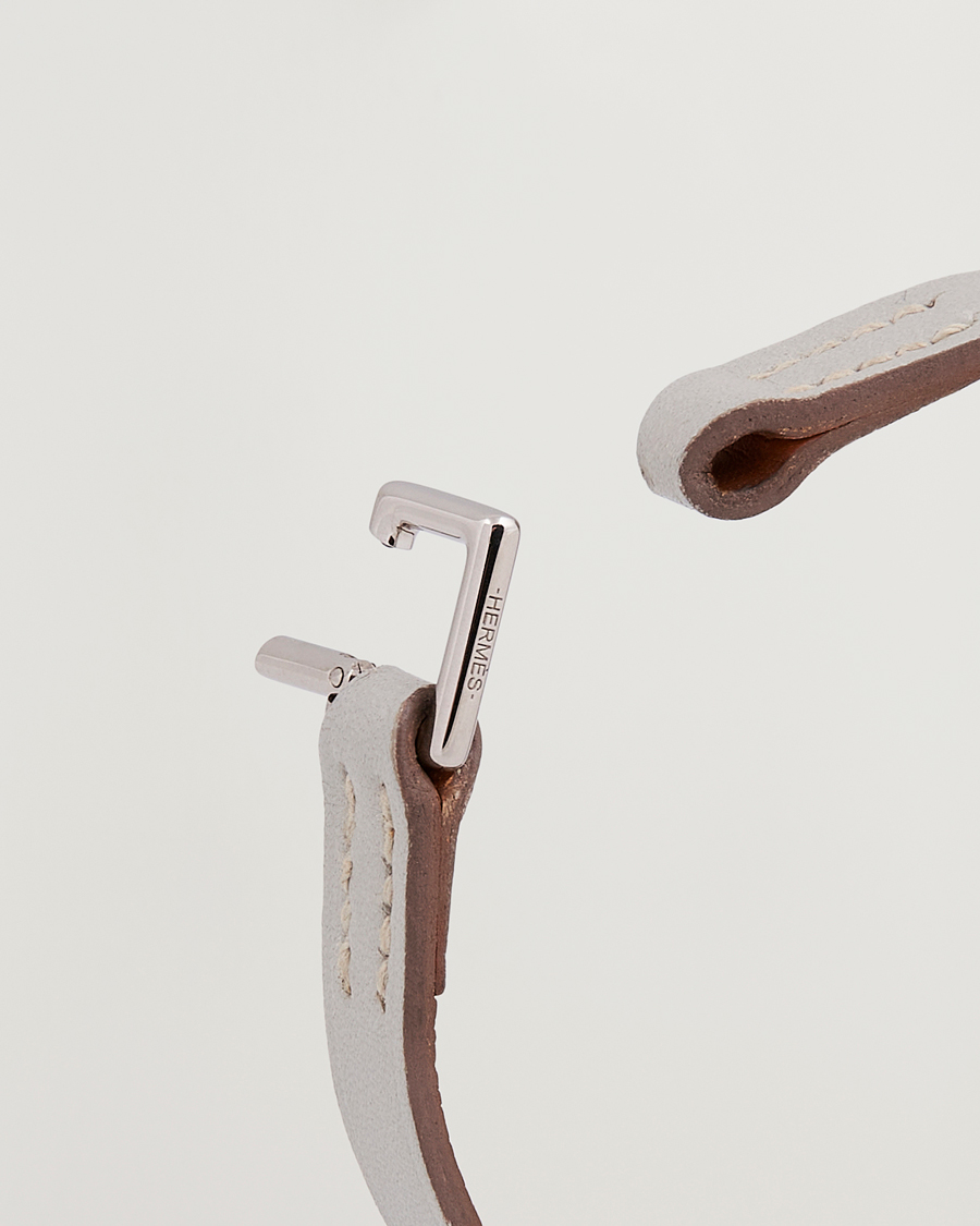 Heren | Hermès Pre-Owned Rivale Mini Bracelet Grey | Hermès Pre-Owned | Rivale Mini Bracelet Grey