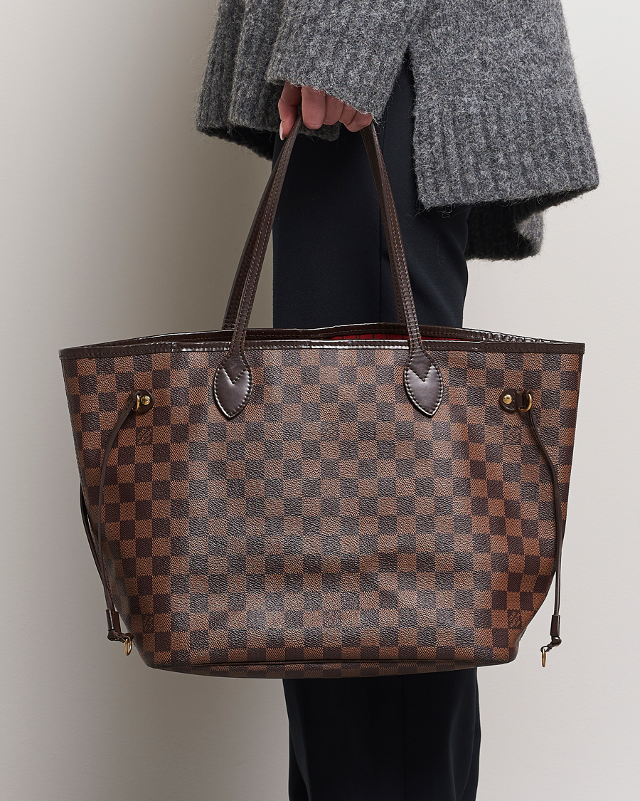 Heren | Louis Vuitton Pre-Owned | Louis Vuitton Pre-Owned | Neverfull MM Totebag Damier Ebene