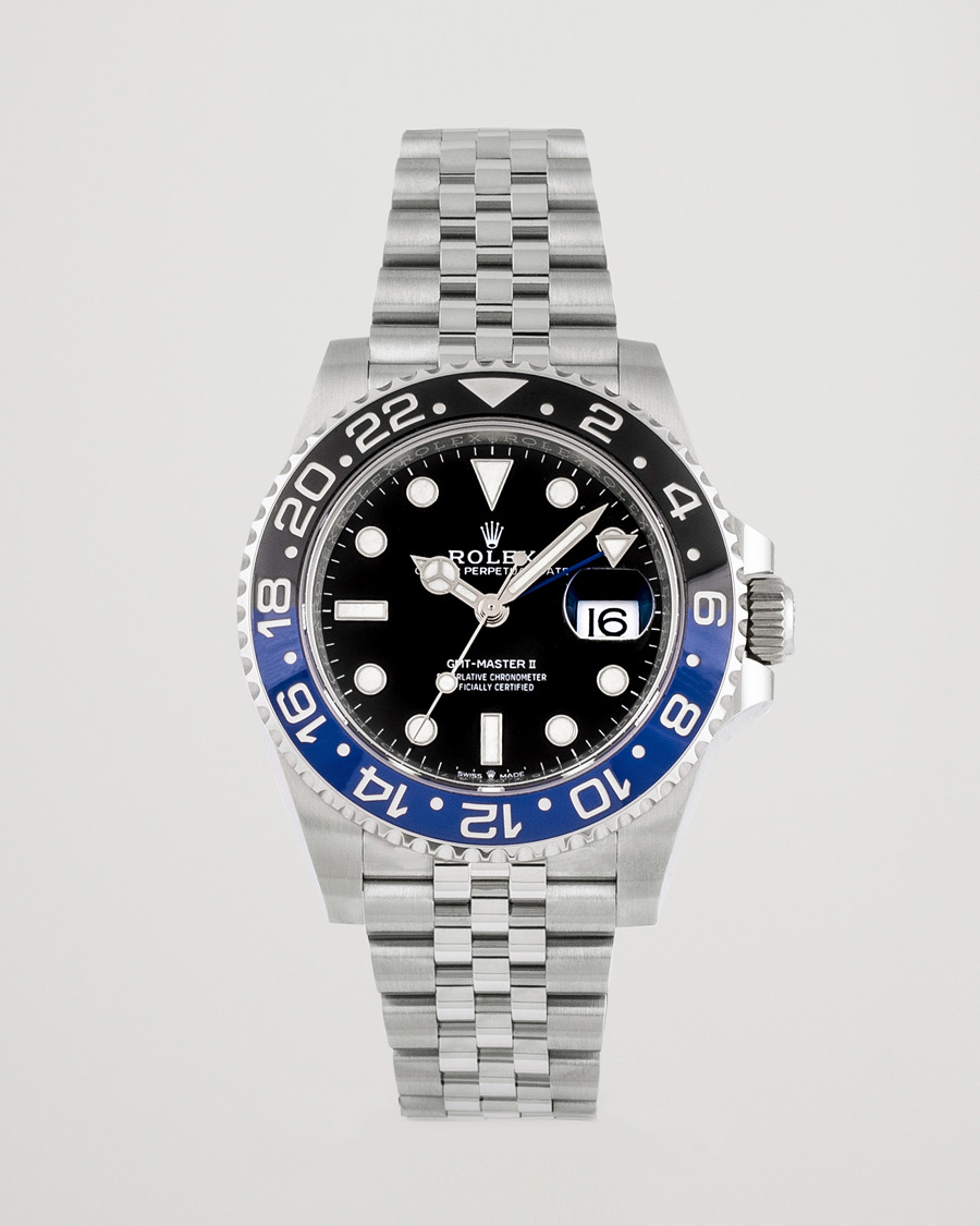 Heren | Rolex Pre-Owned GMT-Master II 126710BLNR Silver | Rolex Pre-Owned | GMT-Master II 126710BLNR Silver