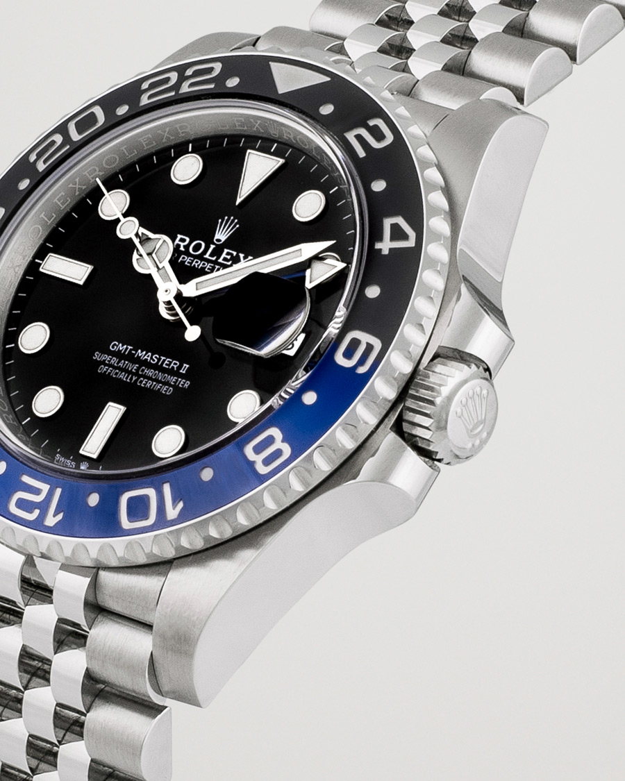 Heren | Rolex Pre-Owned GMT-Master II 126710BLNR Silver | Rolex Pre-Owned | GMT-Master II 126710BLNR Silver