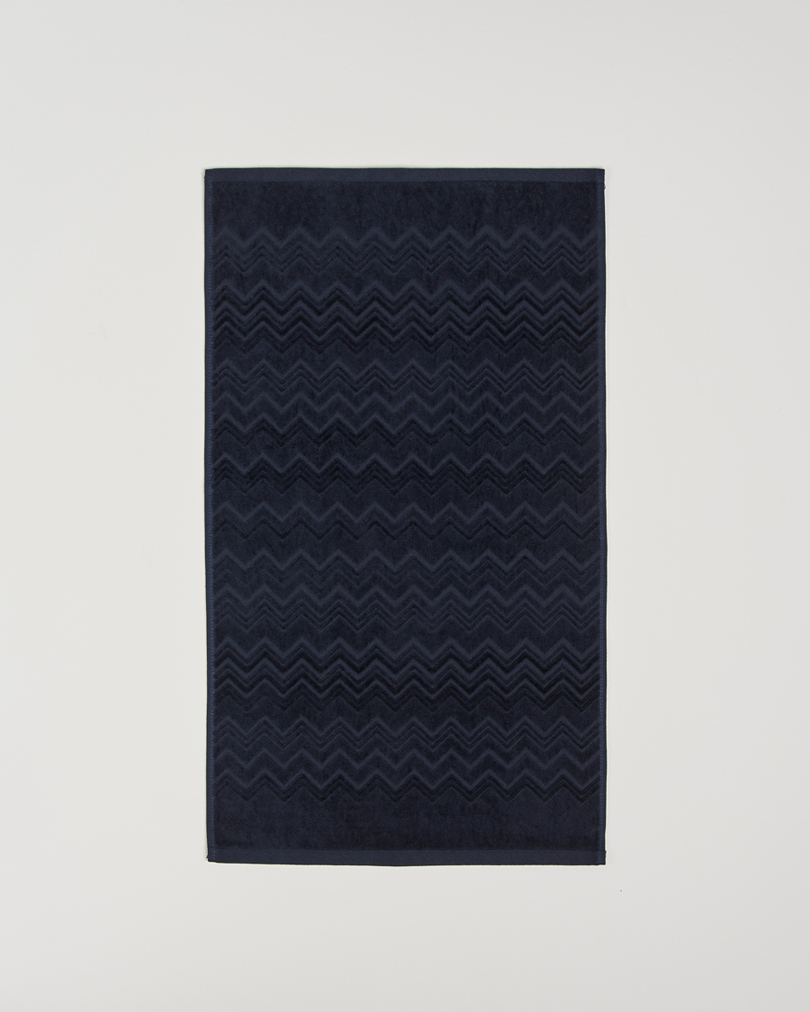 Heren | Stoffen | Missoni Home | Chalk Hand Towel 40x70cm Navy