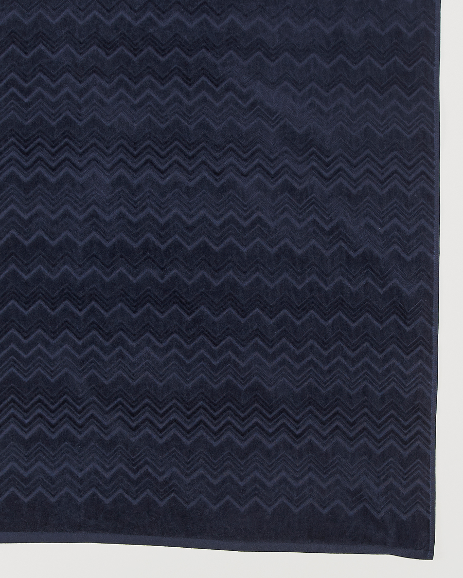 Heren |  | Missoni Home | Chalk Bath Towel 70x115cm Navy