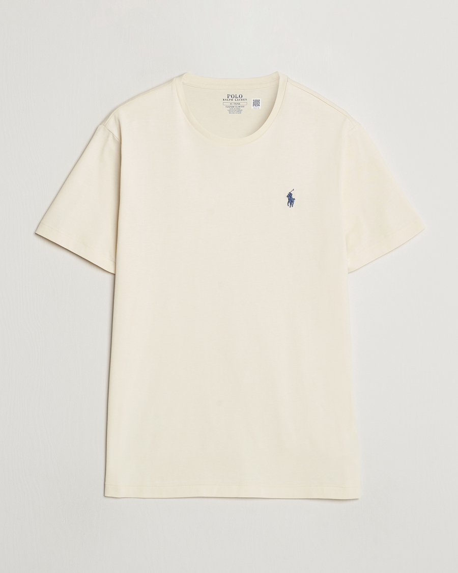 Heren | T-shirts | Polo Ralph Lauren | Crew Neck T-Shirt Herbal Milk