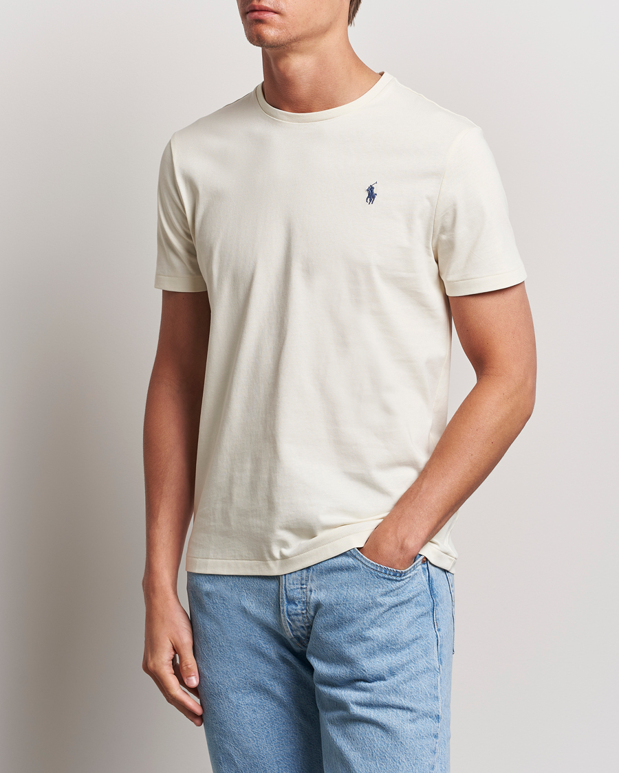 Heren | Witte T-shirts | Polo Ralph Lauren | Crew Neck T-Shirt Herbal Milk