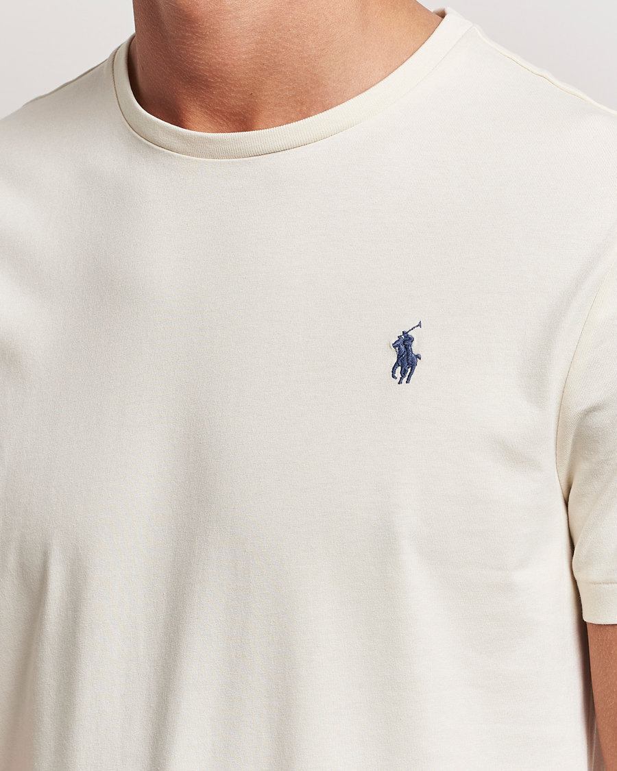 Heren | T-shirts | Polo Ralph Lauren | Crew Neck T-Shirt Herbal Milk