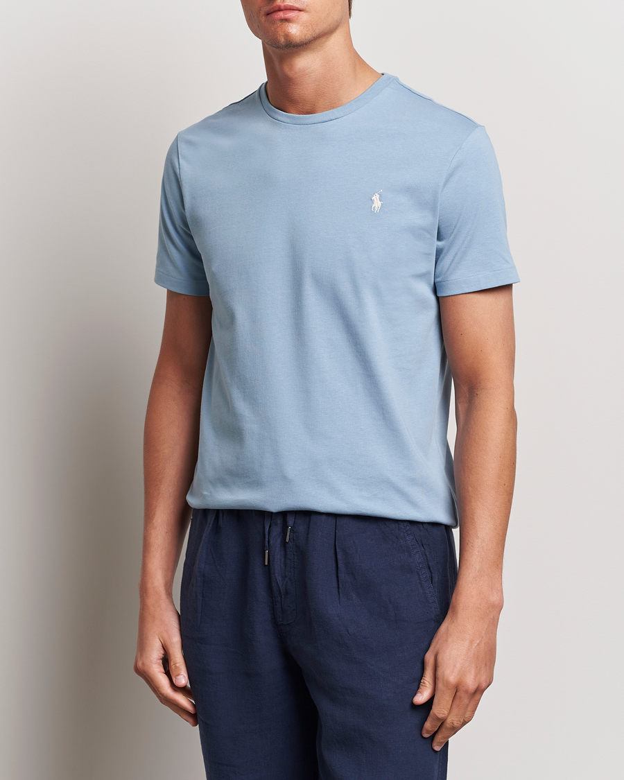 Heren |  | Polo Ralph Lauren | Crew Neck T-Shirt Vessel Blue