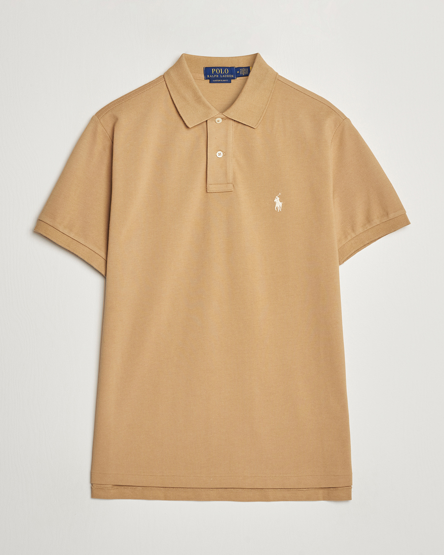 Heren | Polo's | Polo Ralph Lauren | Custom Slim Fit Polo Café Tan