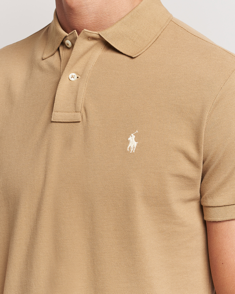 Heren | Polo's | Polo Ralph Lauren | Custom Slim Fit Polo Café Tan