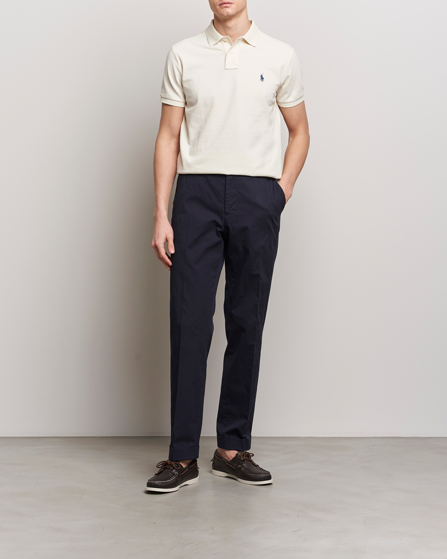 Heren | Polo's | Polo Ralph Lauren | Custom Slim Fit Polo Herbal Milk