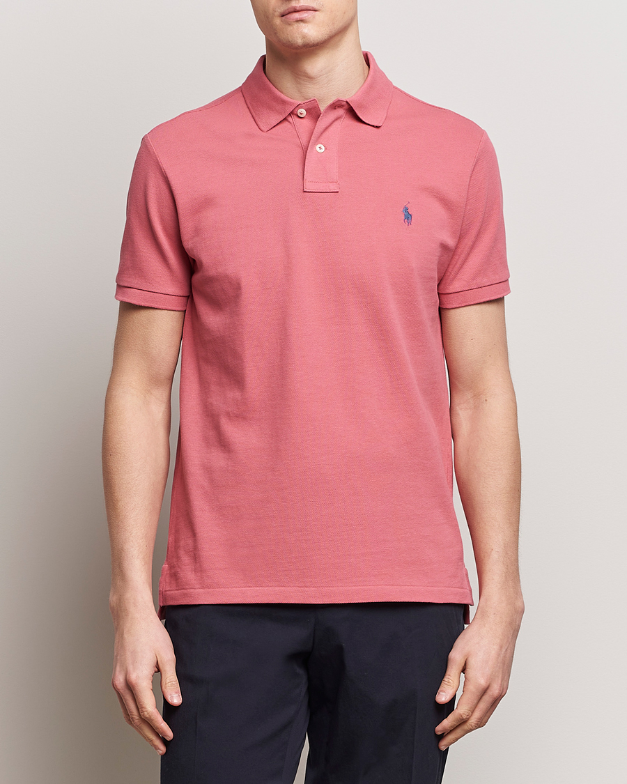 Heren | Nieuws | Polo Ralph Lauren | Custom Slim Fit Polo Adirondack Red