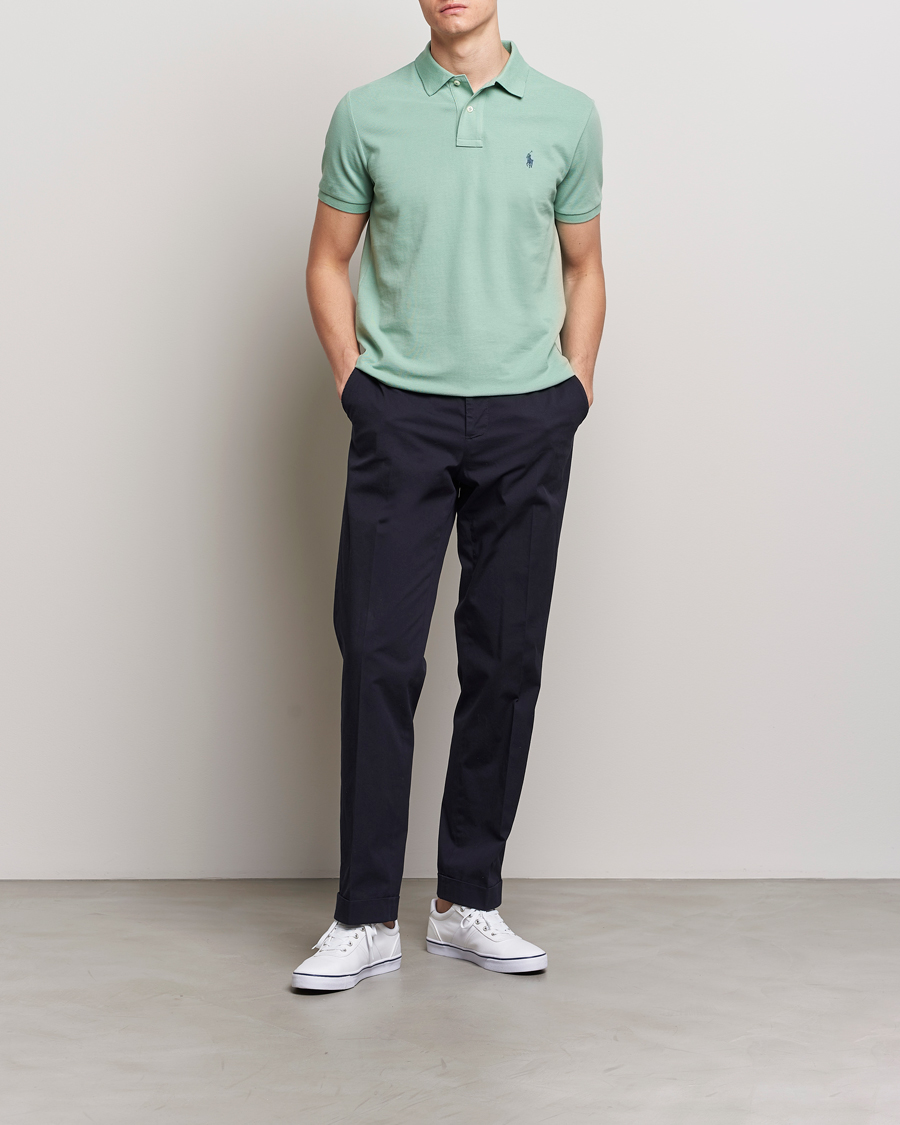 Heren | Polo's | Polo Ralph Lauren | Custom Slim Fit Polo Faded Mint