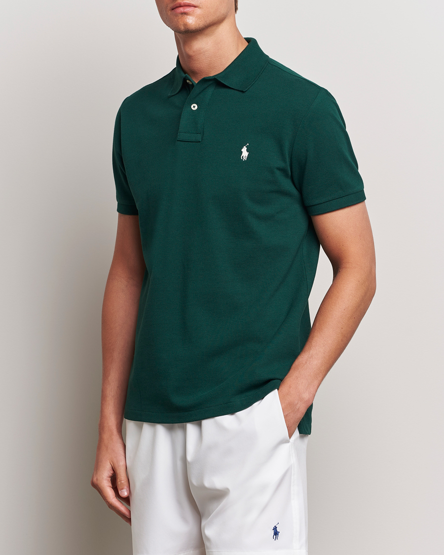 Heren | Nieuws | Polo Ralph Lauren | Custom Slim Fit Polo Moss Agate