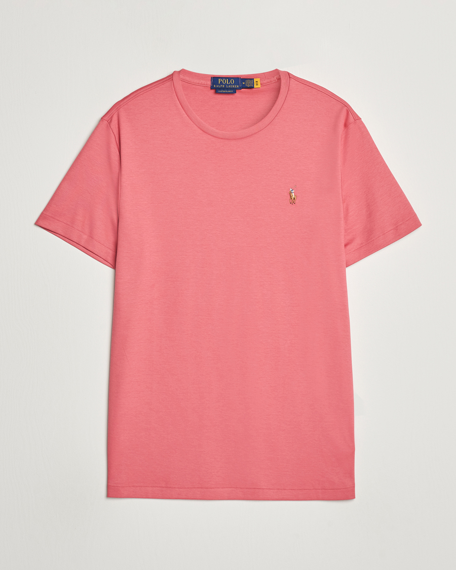 Heren | T-shirts | Polo Ralph Lauren | Luxury Pima Cotton Crew Neck T-Shirt Adirondack Red