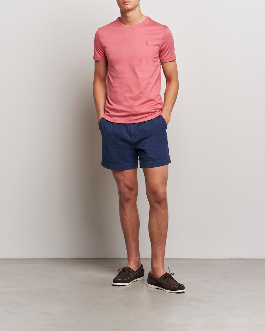Heren | T-shirts | Polo Ralph Lauren | Luxury Pima Cotton Crew Neck T-Shirt Adirondack Red