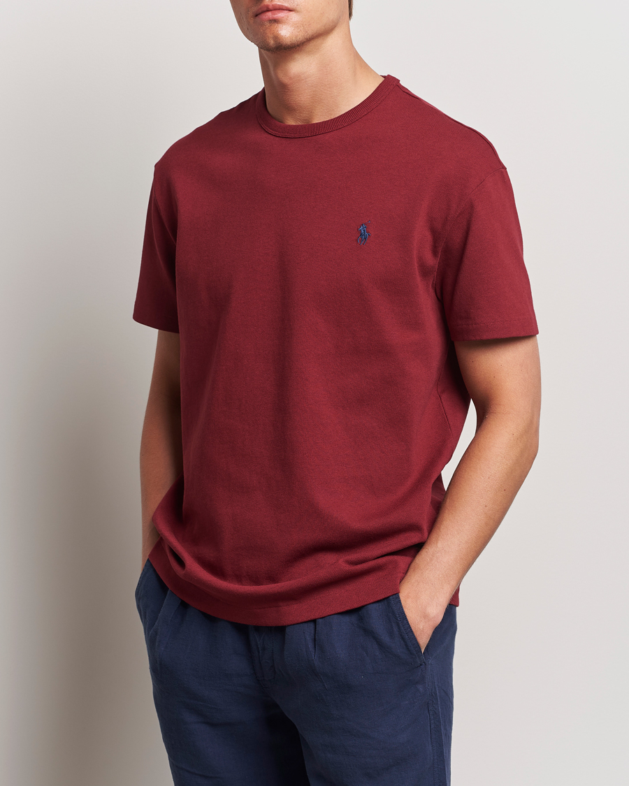 Heren | T-shirts | Polo Ralph Lauren | Heavyweight Crew Neck T-Shirt Red Carpet