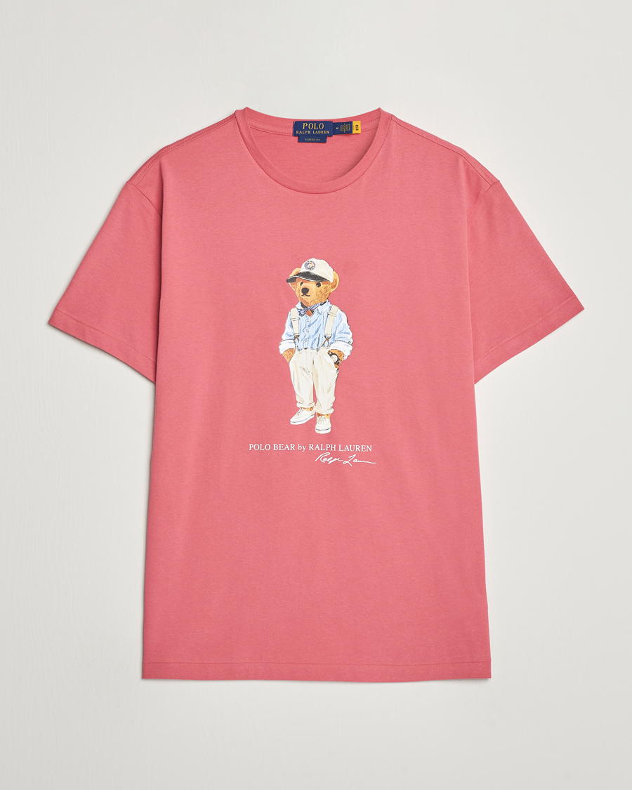 Heren | T-shirts | Polo Ralph Lauren | Printed Hemingway Bear T-Shirt Adirondack Red