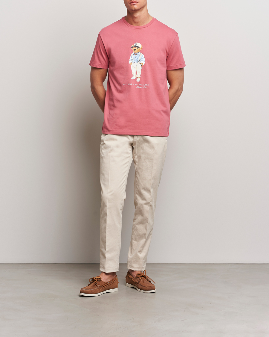 Heren | T-shirts | Polo Ralph Lauren | Printed Hemingway Bear T-Shirt Adirondack Red