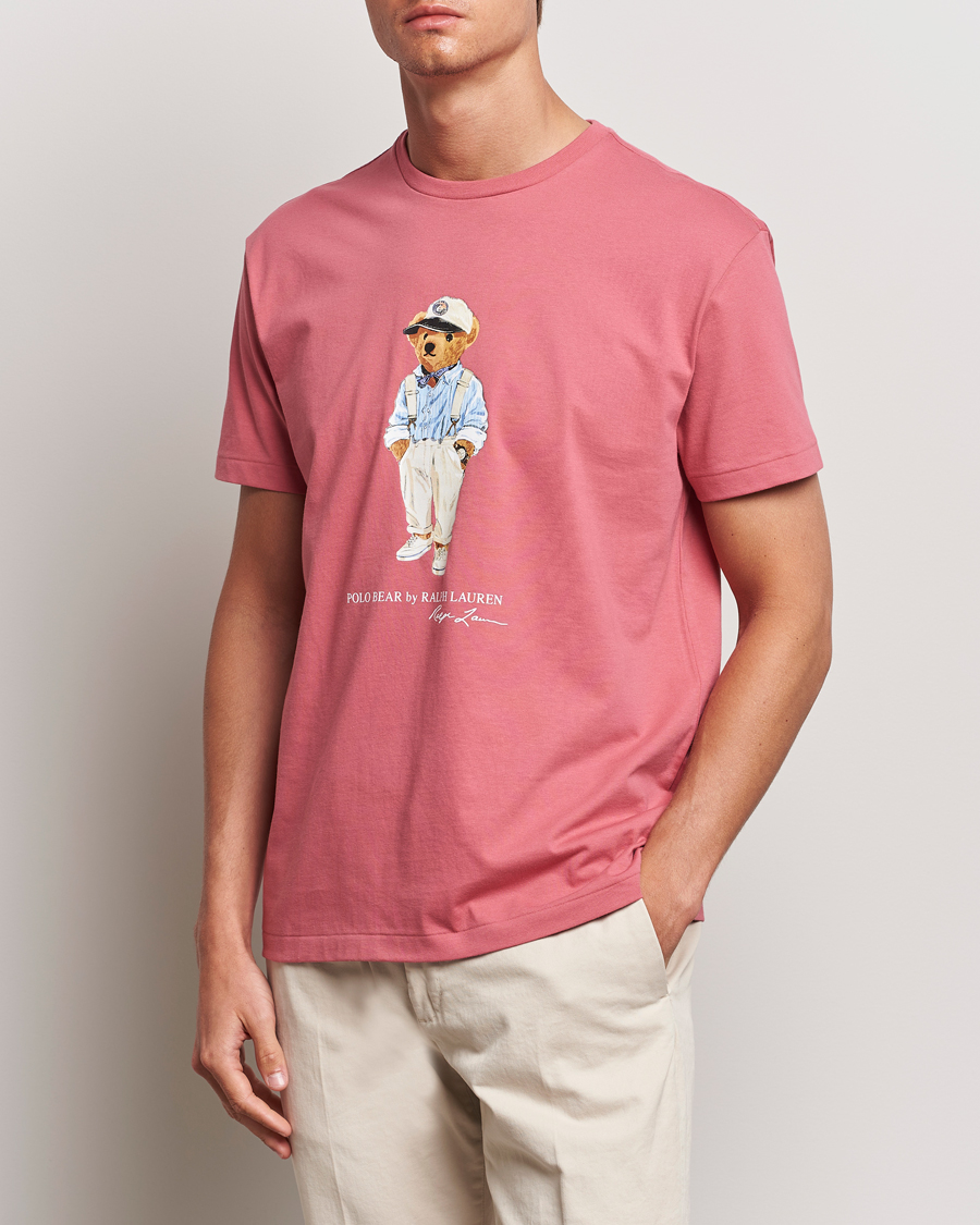 Heren | T-shirts | Polo Ralph Lauren | Printed Hemingway Bear T-Shirt Adirondack Red