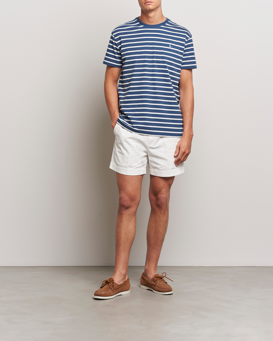 Heren | T-shirts | Polo Ralph Lauren | Striped Crew Neck T-Shirt Clancy Blue/Nevis