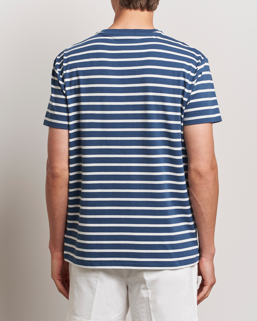 Heren | T-shirts | Polo Ralph Lauren | Striped Crew Neck T-Shirt Clancy Blue/Nevis