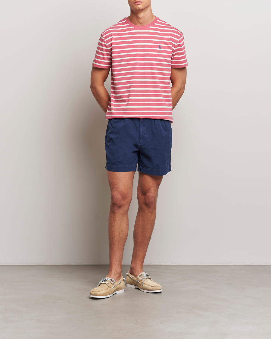 Heren | T-shirts | Polo Ralph Lauren | Striped Crew Neck T-Shirt Adirondack Red/Nevis