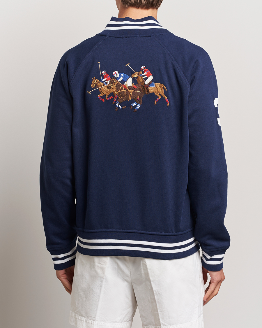 Heren |  | Polo Ralph Lauren | Match Club Baseball Jacket Newport Navy