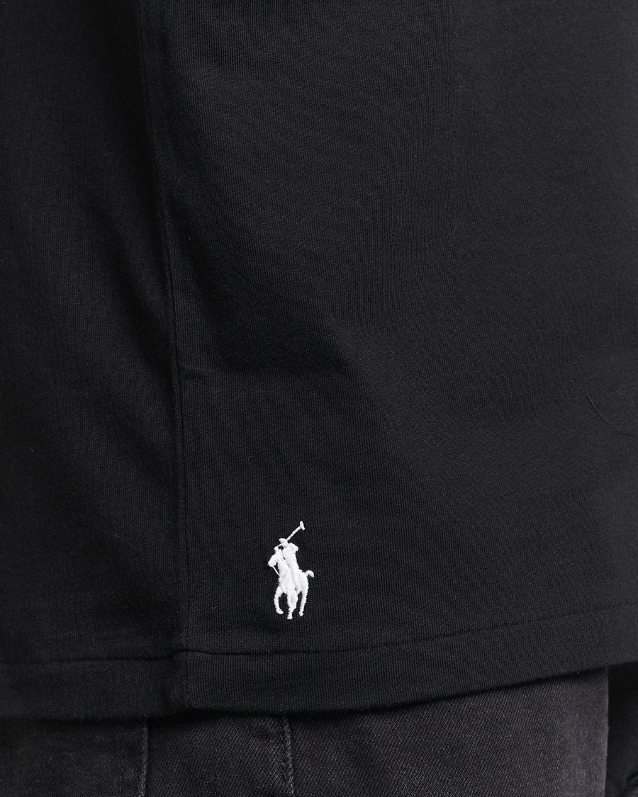 Heren | T-shirts | Polo Ralph Lauren | Center Logo Crew Neck T-Shirt Polo Black