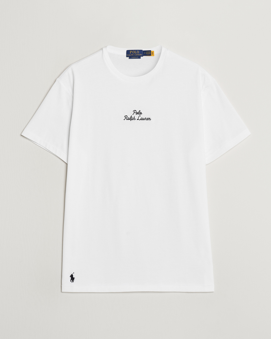 Heren |  | Polo Ralph Lauren | Center Logo Crew Neck T-Shirt White