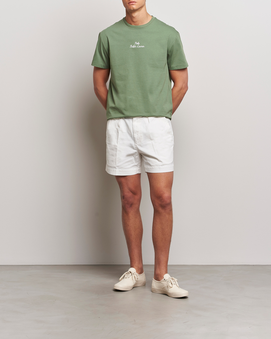 Heren | T-shirts | Polo Ralph Lauren | Center Logo Crew Neck T-Shirt Cargo Green