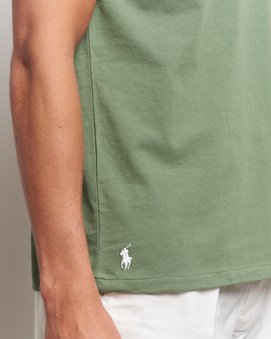 Heren | T-shirts | Polo Ralph Lauren | Center Logo Crew Neck T-Shirt Cargo Green