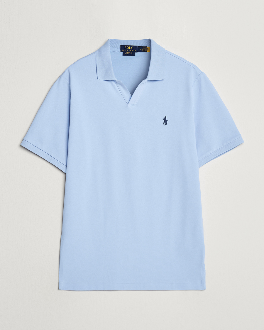 Heren | Polo's | Polo Ralph Lauren | Classic Fit Open Collar Polo Office Blue