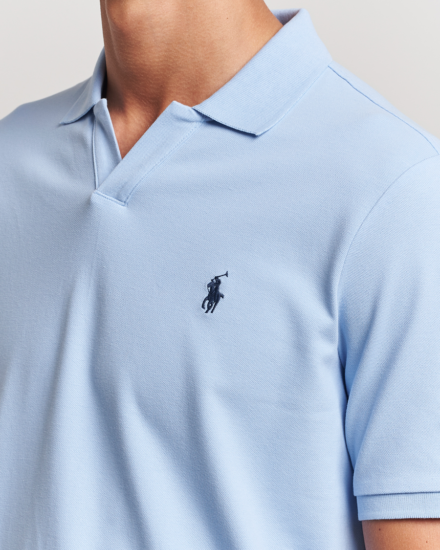 Heren | Polo's | Polo Ralph Lauren | Classic Fit Open Collar Polo Office Blue