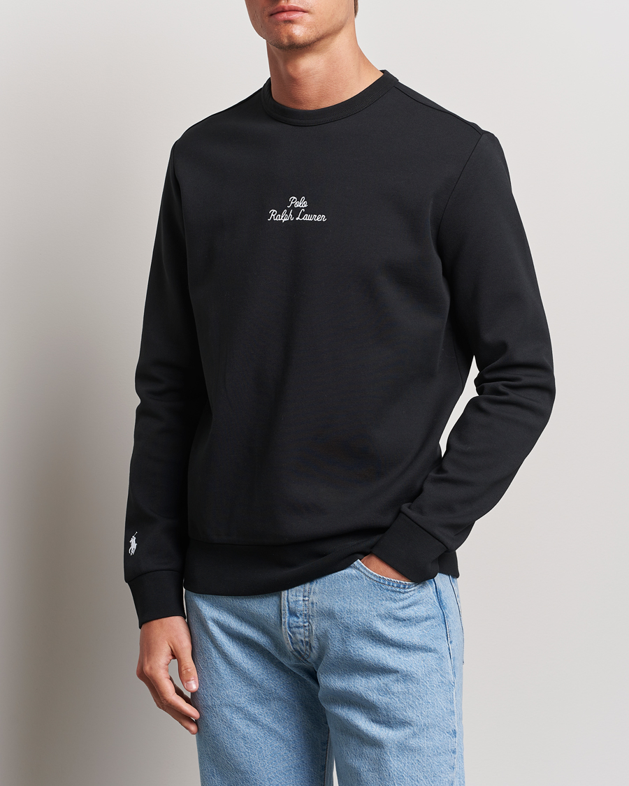 Heren | Nieuws | Polo Ralph Lauren | Center Logo Crew Neck Sweatshirt Black