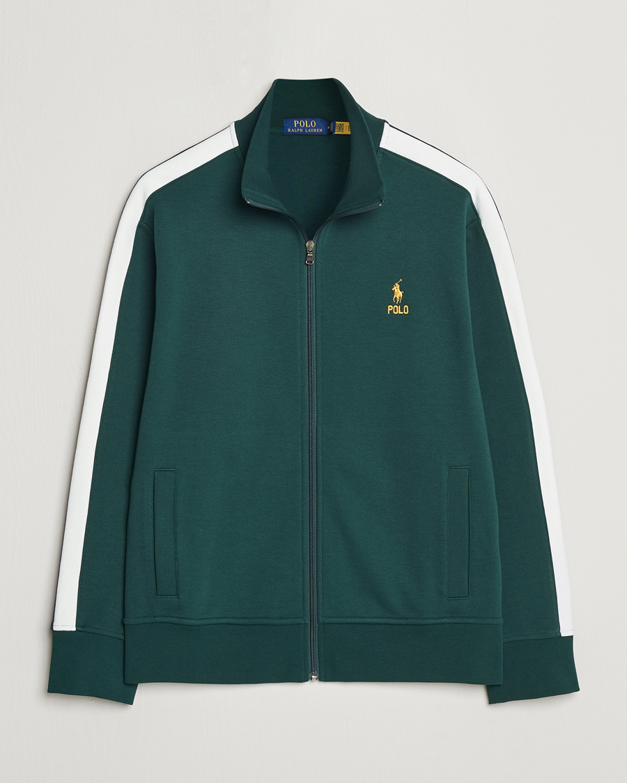Heren | Truien | Polo Ralph Lauren | Double Knit Taped Track Jacket Moss Agate