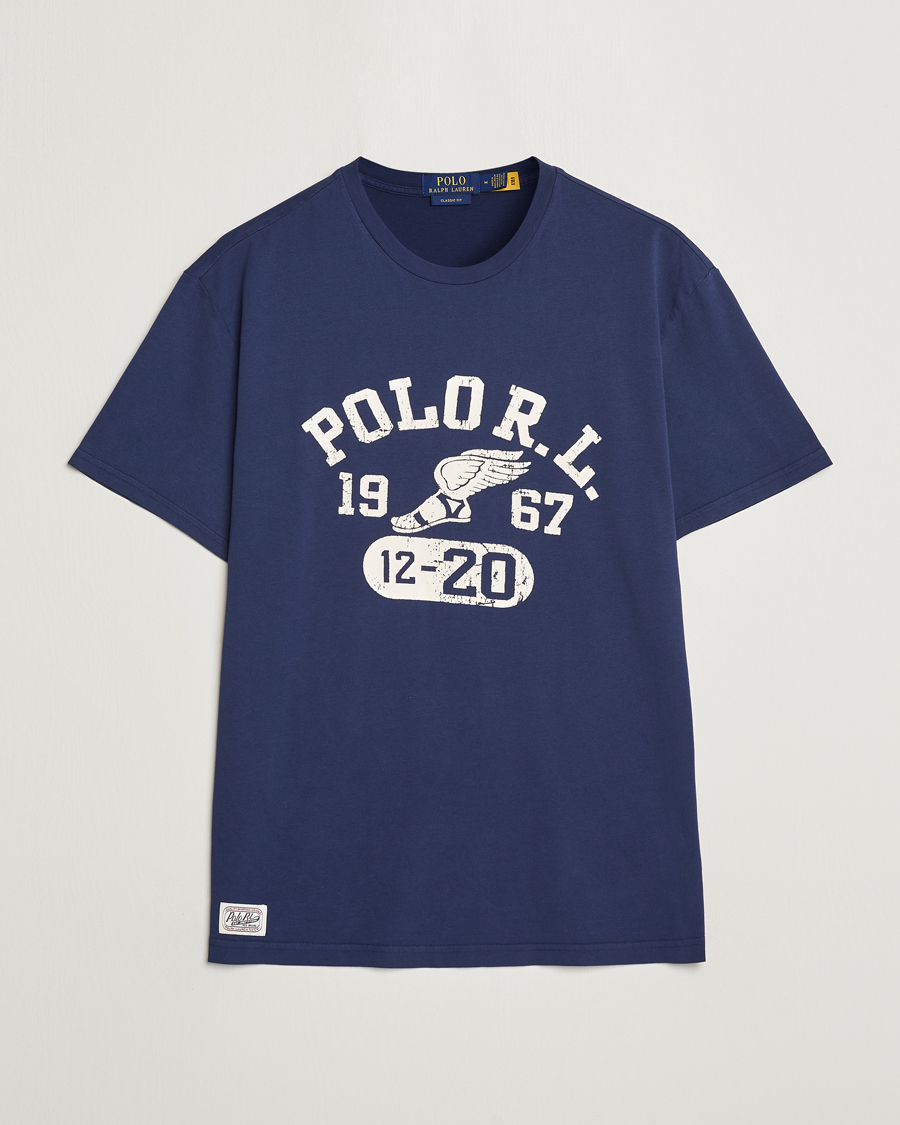Heren | T-shirts | Polo Ralph Lauren | Graphic Crew Neck T-Shirt Cruise Navy