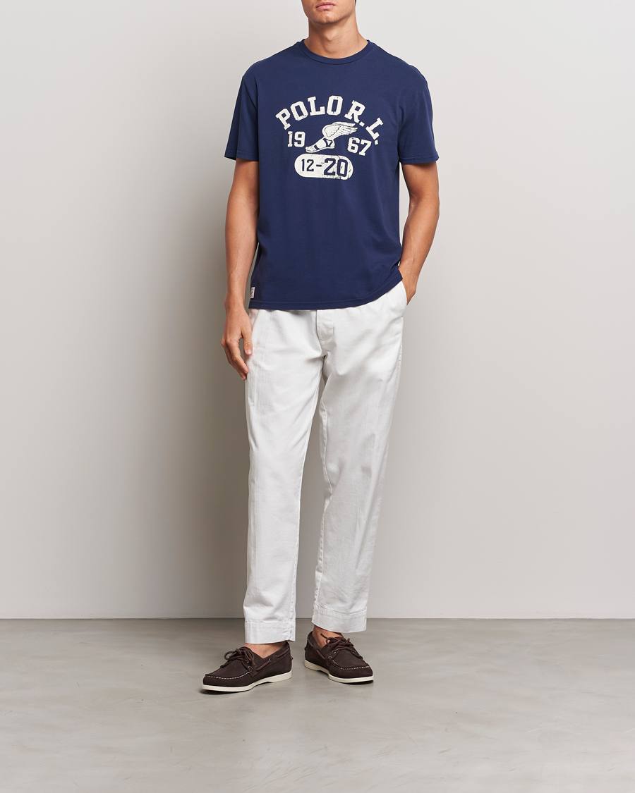 Heren | T-shirts | Polo Ralph Lauren | Graphic Crew Neck T-Shirt Cruise Navy