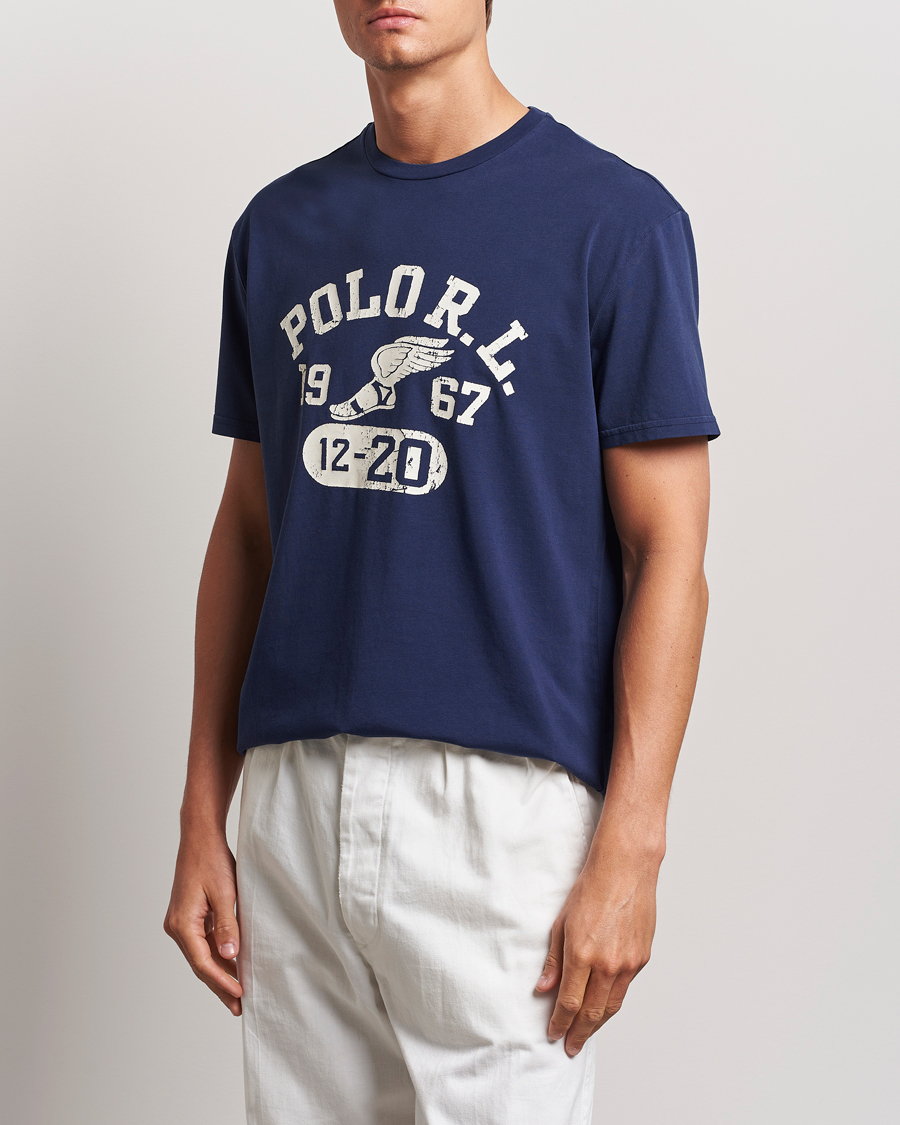 Heren |  | Polo Ralph Lauren | Graphic Crew Neck T-Shirt Cruise Navy