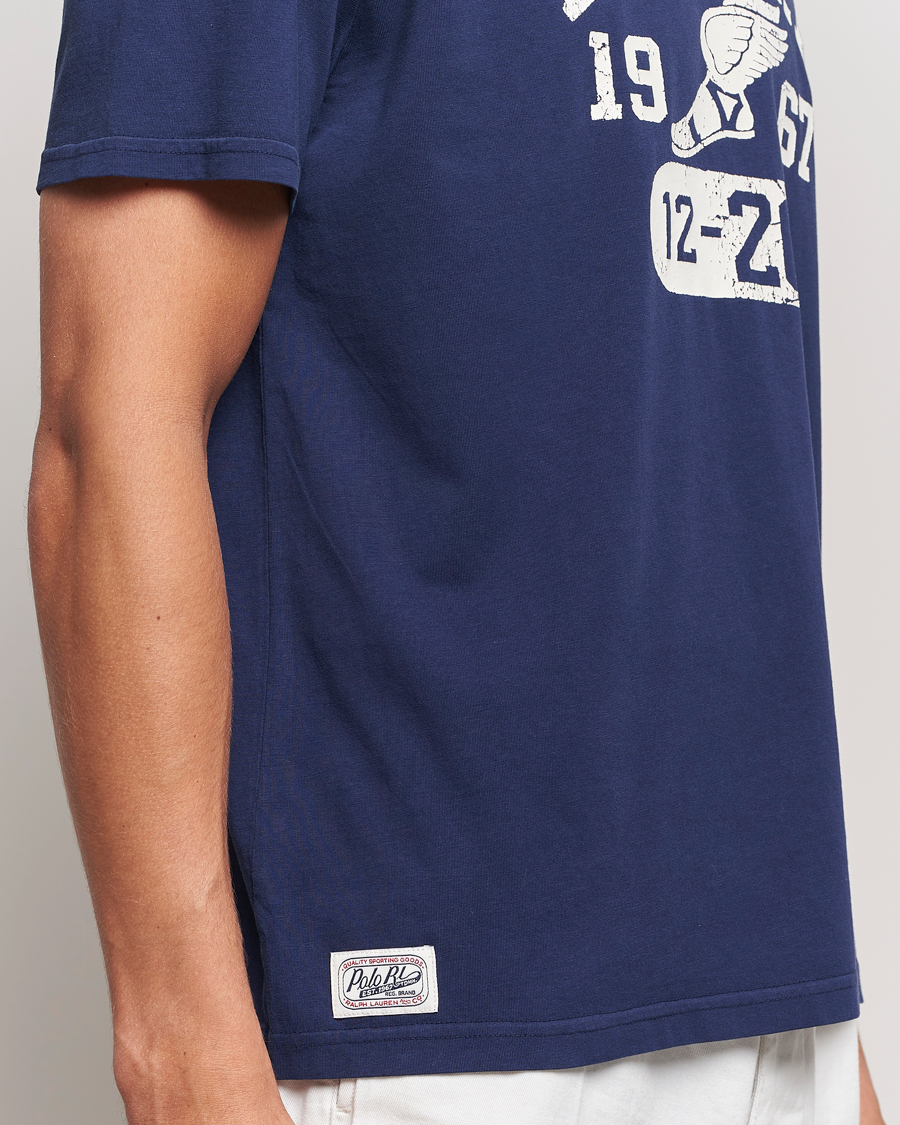 Heren | T-shirts | Polo Ralph Lauren | Graphic Crew Neck T-Shirt Cruise Navy