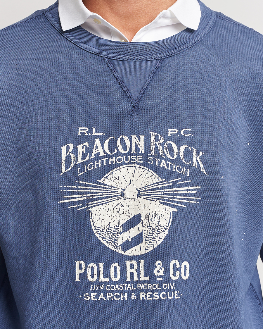 Heren | Truien | Polo Ralph Lauren | Graphic Fleece Sweatshirt Blue Heaven