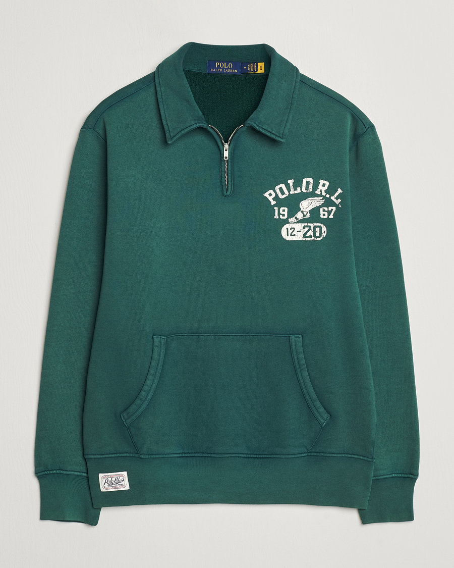 Heren | Truien | Polo Ralph Lauren | Graphic Fleece Half Zip Moss Agate