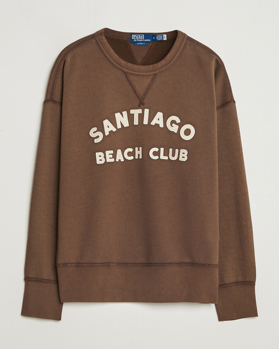 Heren | Truien | Polo Ralph Lauren | Graphic Vintage Fleece Sweatshirt Court Brown