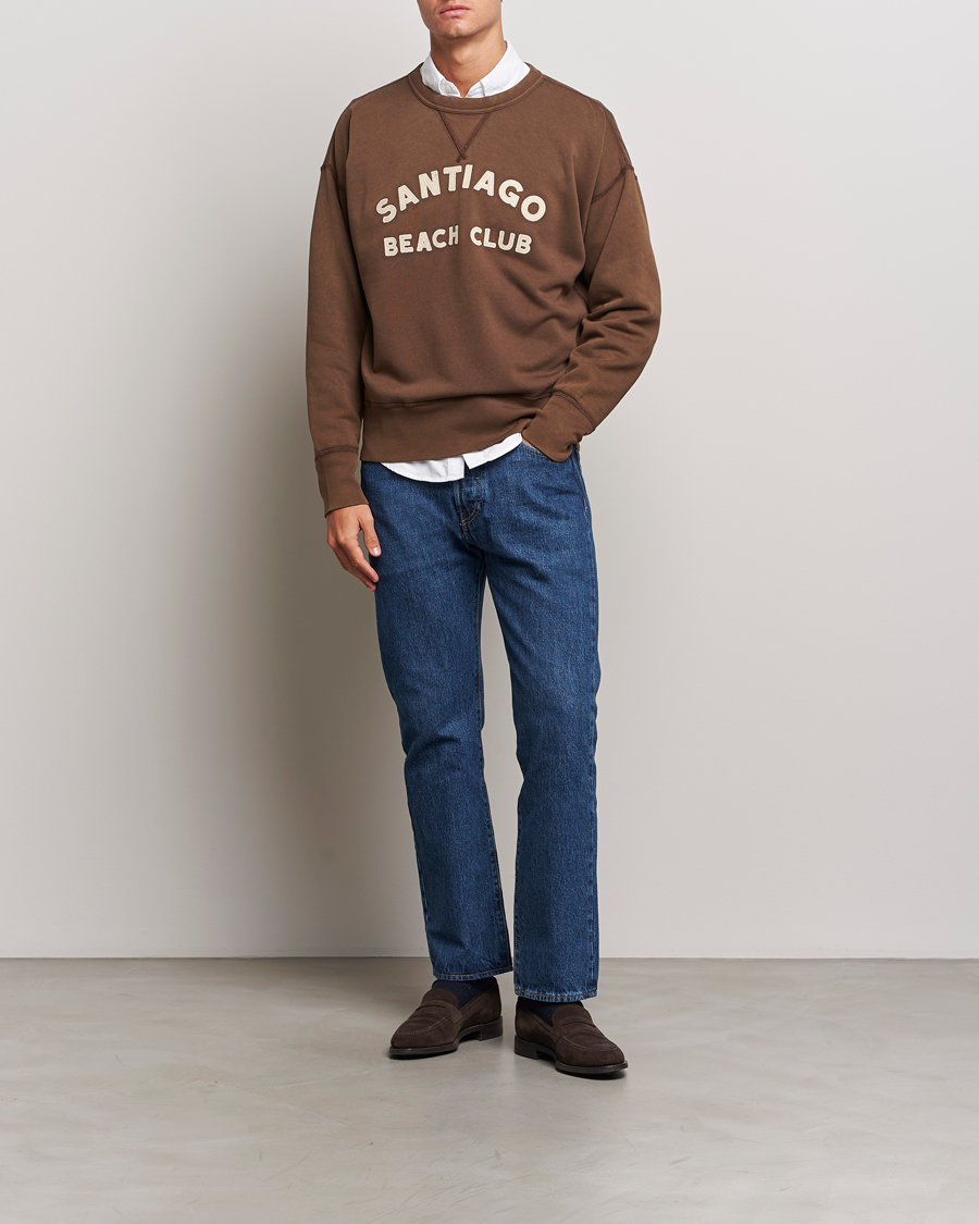 Heren | Truien | Polo Ralph Lauren | Graphic Vintage Fleece Sweatshirt Court Brown