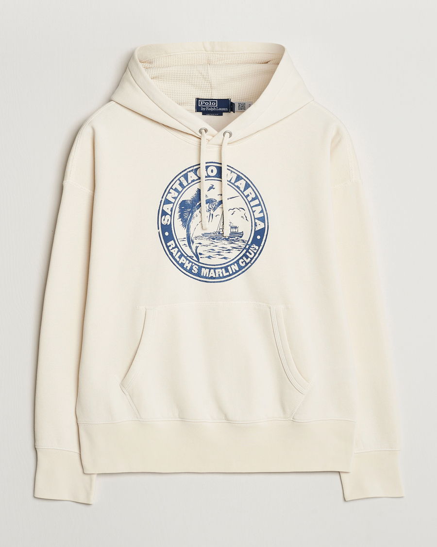 Heren | Truien | Polo Ralph Lauren | Graphic Vintage Fleece Hoodie Herbal Milk