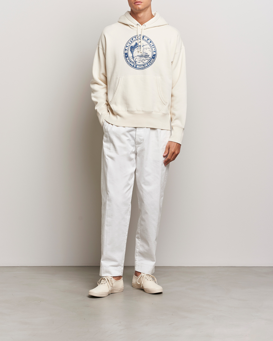 Heren | Truien | Polo Ralph Lauren | Graphic Vintage Fleece Hoodie Herbal Milk