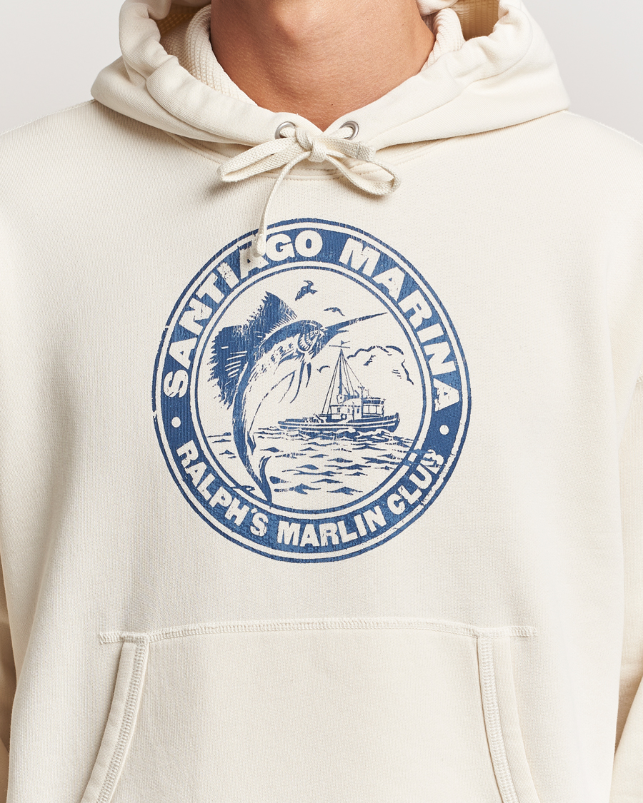 Heren | Truien | Polo Ralph Lauren | Graphic Vintage Fleece Hoodie Herbal Milk