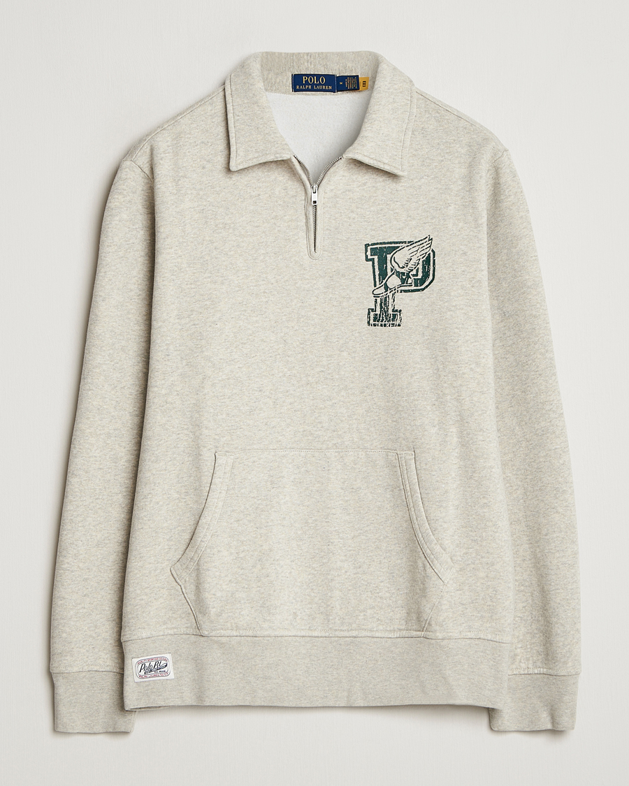 Heren | Truien | Polo Ralph Lauren | P Fleece Half Zip Light Vintage Heather