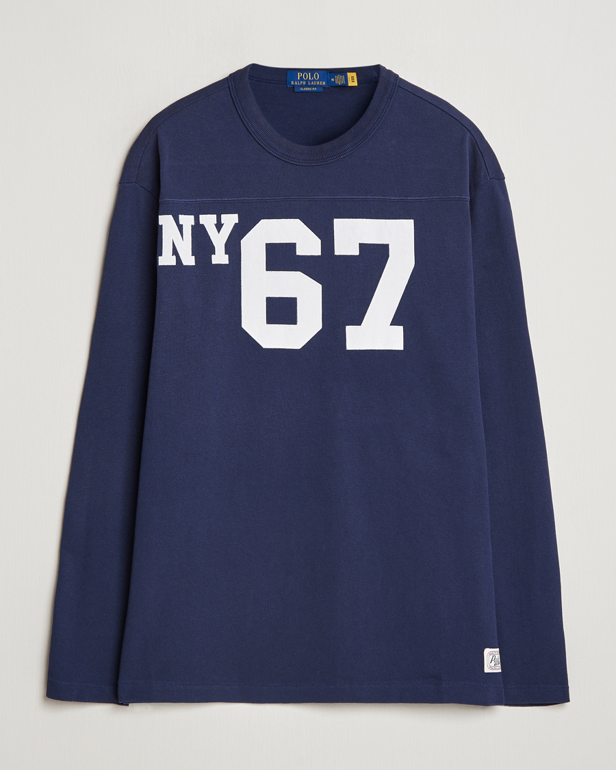 Heren | T-shirts | Polo Ralph Lauren | NYC Long Sleeve T-Shirt Cruise Navy