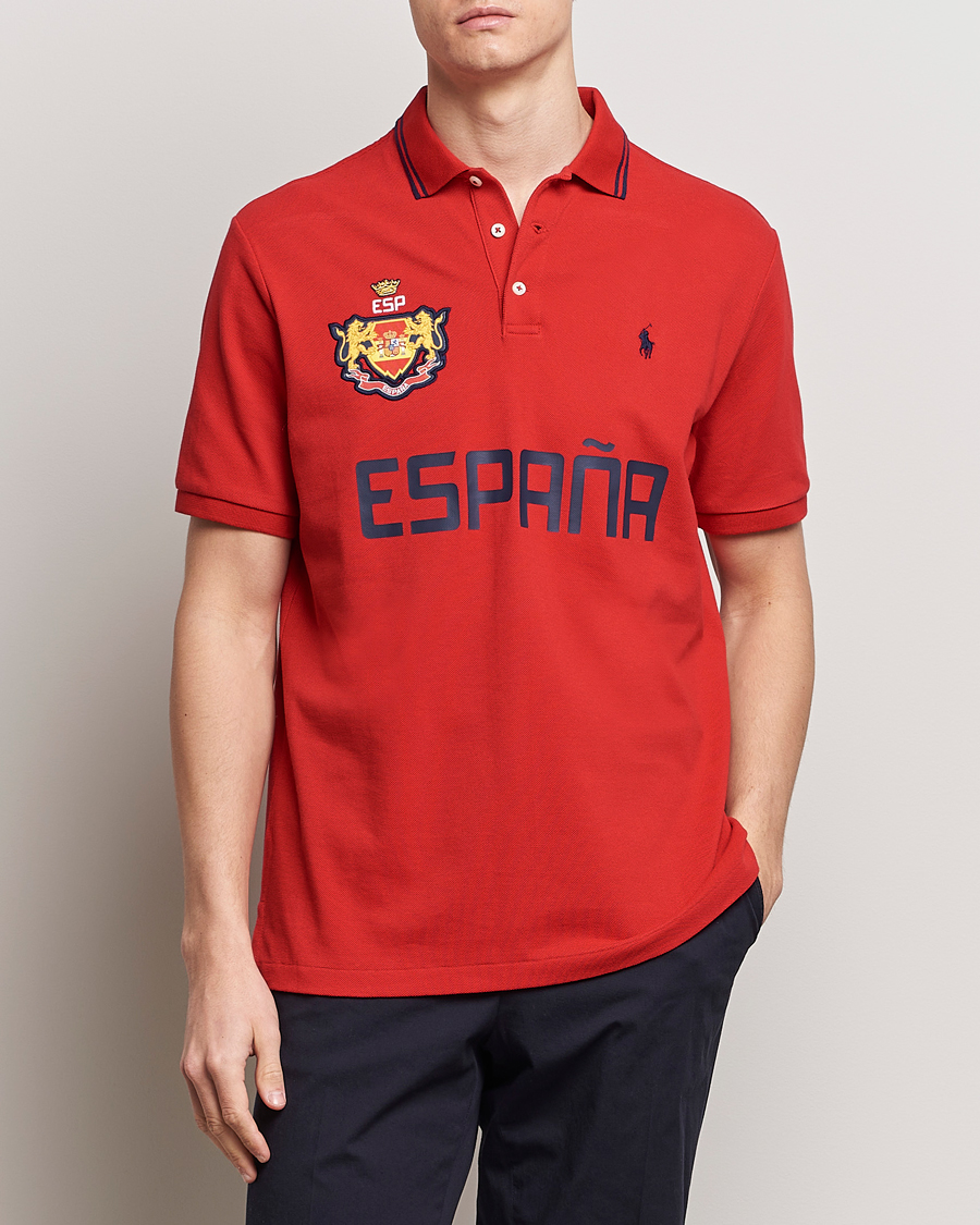 Heren | Poloshirts met korte mouwen | Polo Ralph Lauren | Classic Fit Country Polo Red