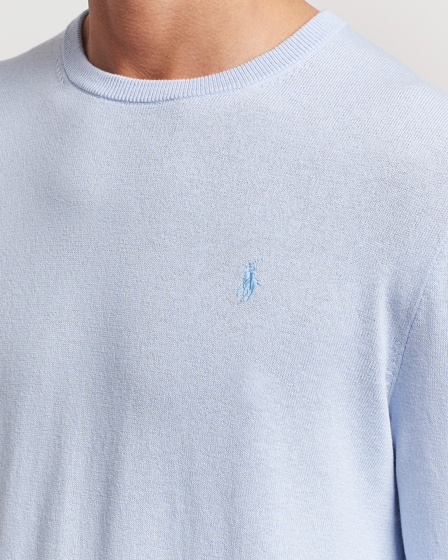 Heren | Truien | Polo Ralph Lauren | Cotton/Cashmere Crew Neck Pullover Oxford Blue