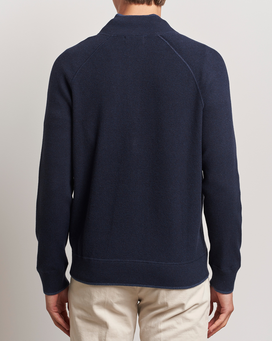 Heren | Truien | Polo Ralph Lauren | Textured Full Zip Navy Heather